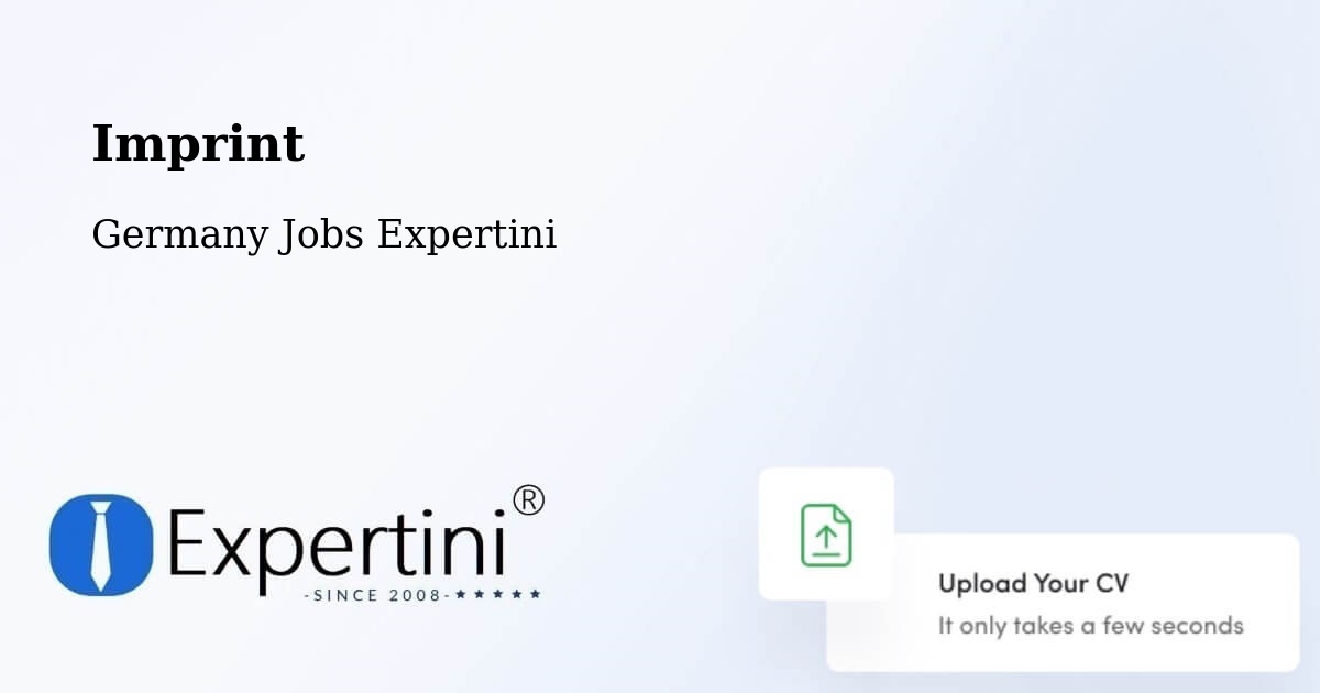 Imprint – Bad Wurzach - Germany Jobs Expertini