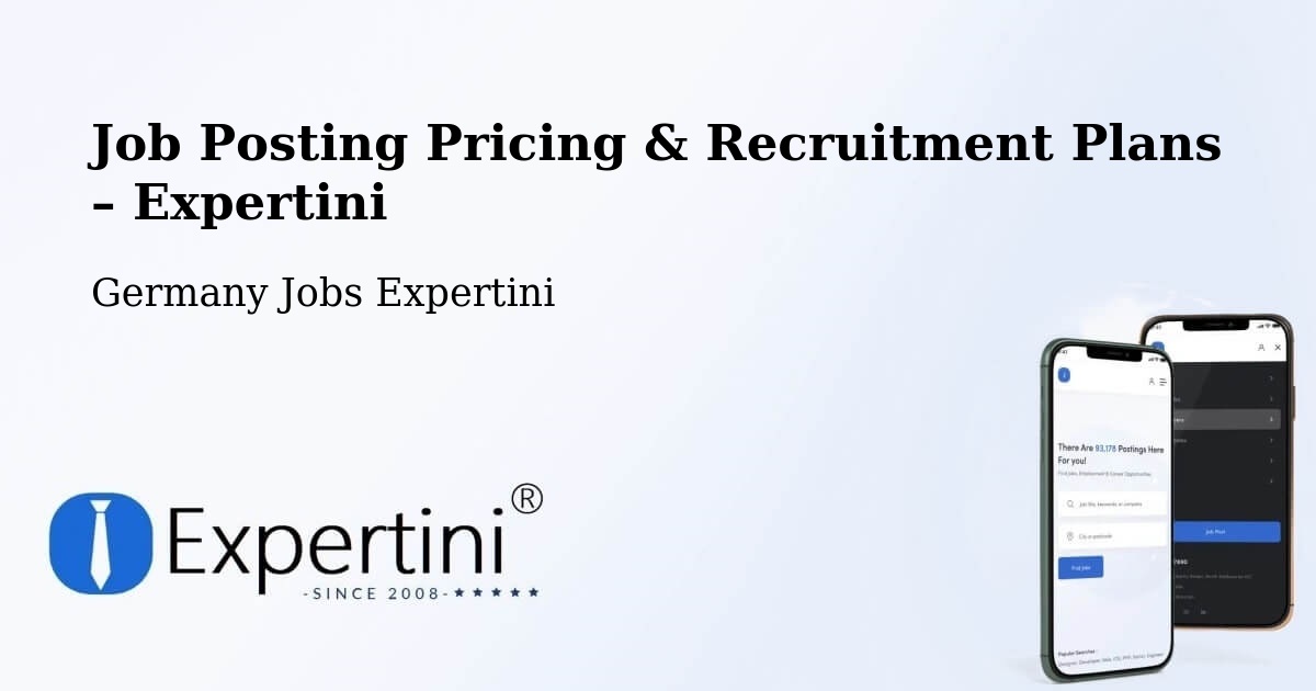 Job Posting Pricing & Recruitment Plans – Bad Wurzach - Bad Wurzach, Germany Jobs Expertini